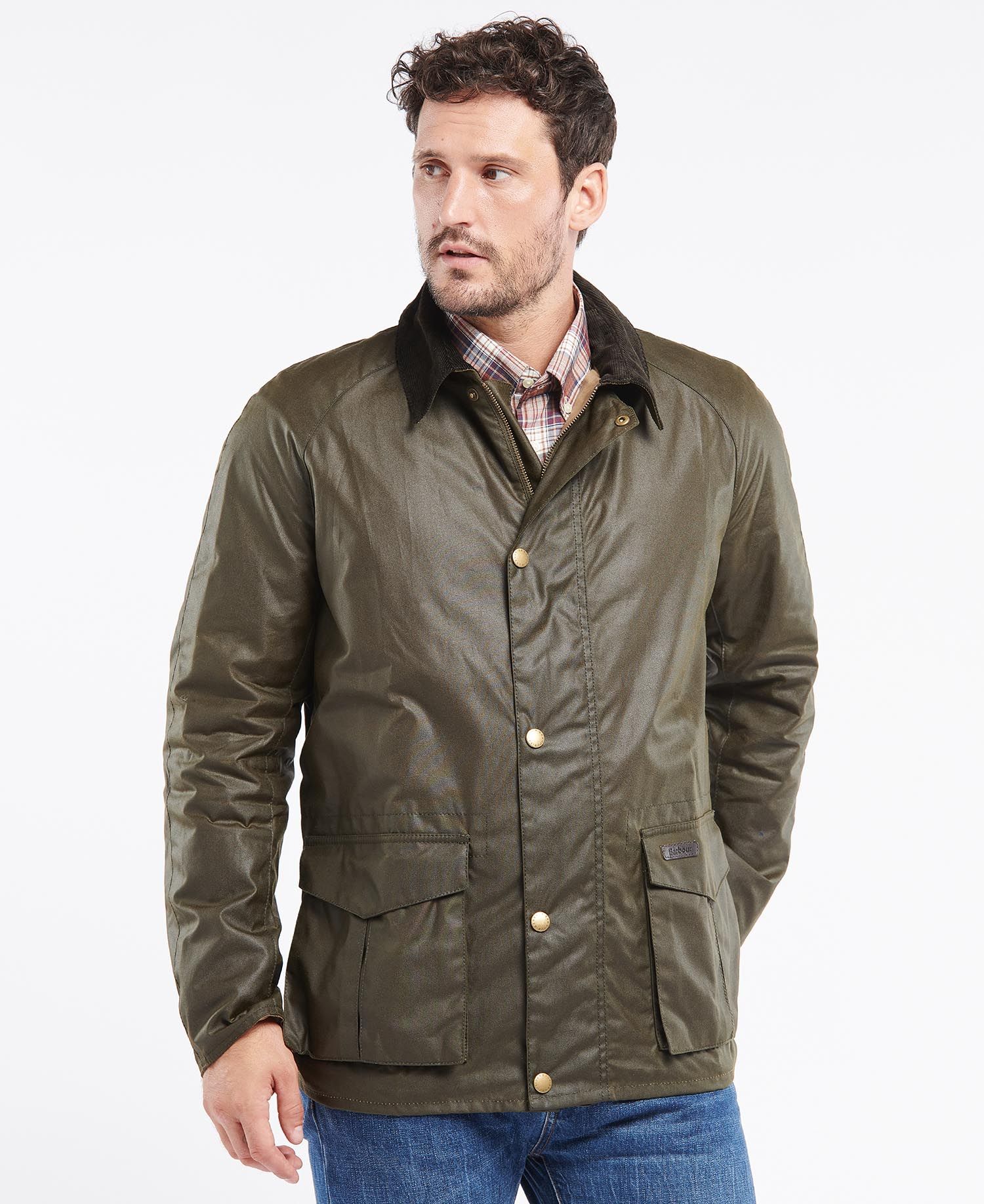 BARBOUR AMBLEWOOD WAX JACKET - OLIVE - Dartmoor Country Clothes