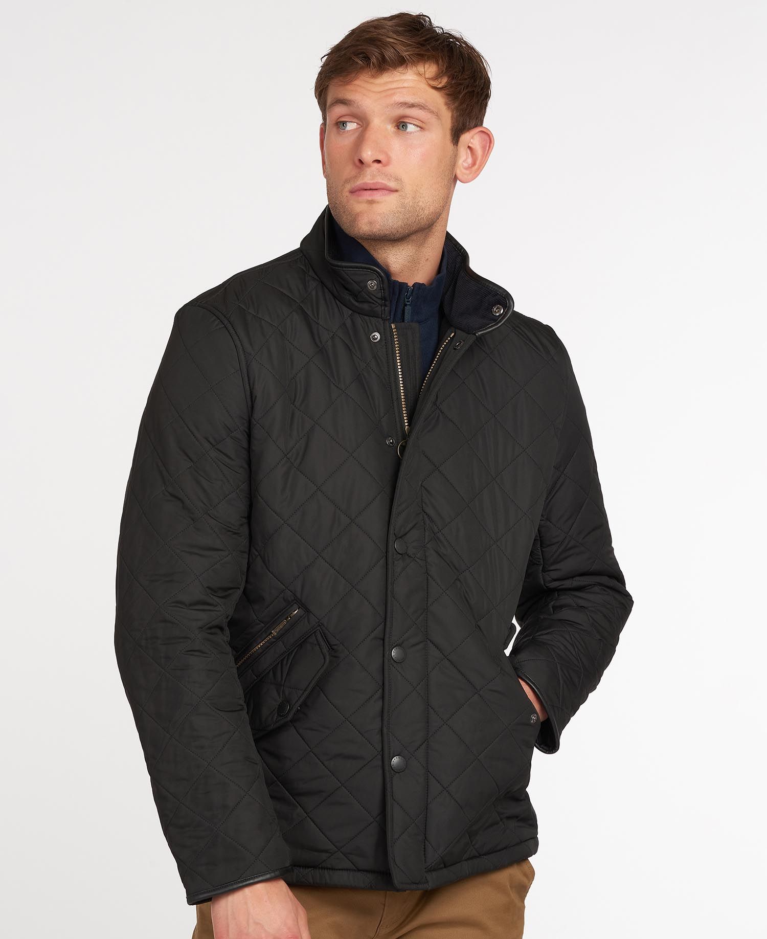 BARBOUR - Barbour Powell Quilted - Black - Dartmoor Country Clothes